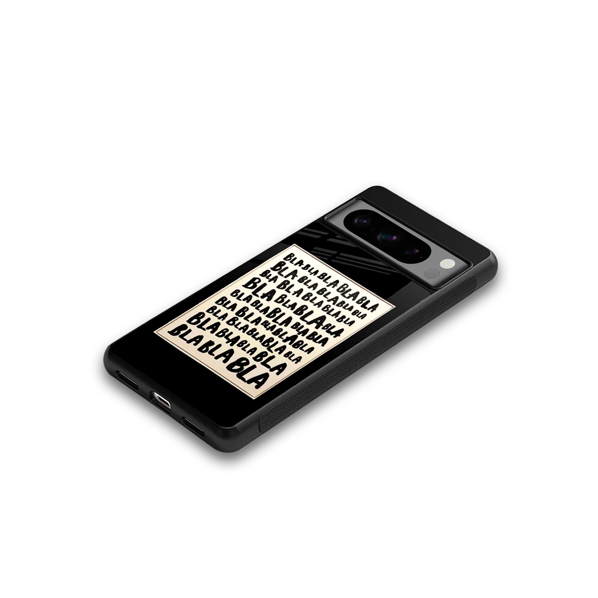 Bla Bla google pixel 8 pro mobile cover | shockproof glass phone case