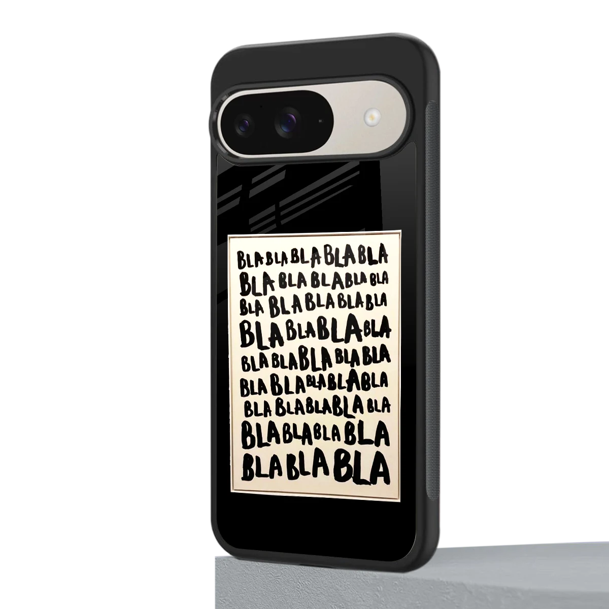 Bla Bla google pixel 9 mobile cover | shockproof glass phone case