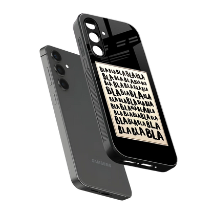 Bla Bla sleek samsung galaxy m35 5g cover with tempered glass back and TPU edges