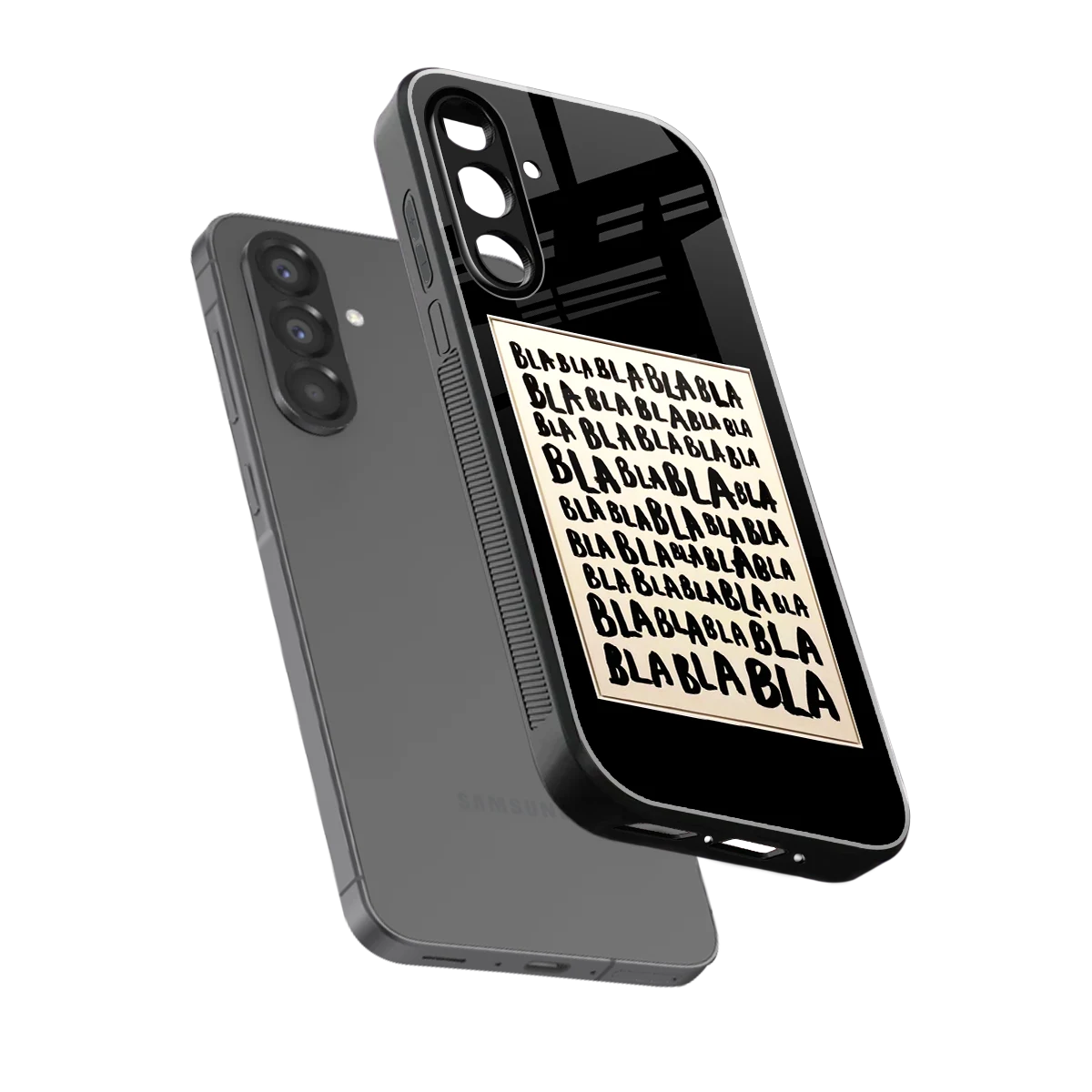 Bla Bla sleek samsung galaxy a17 5g cover with tempered glass back and TPU edges