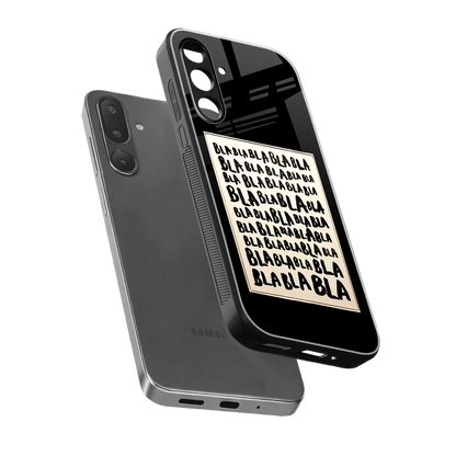 Bla Bla sleek samsung galaxy m16 5g cover with tempered glass back and TPU edges