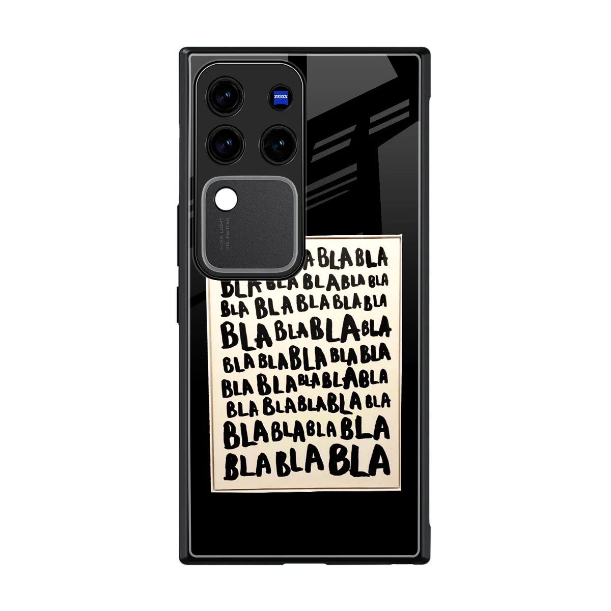 Bla Bla back phone cover | glass case forvivo v30 pro