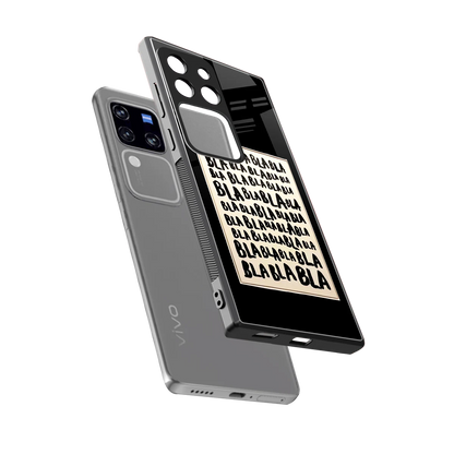 Bla Bla sleekvivo v30 pro cover with tempered glass back and TPU edges