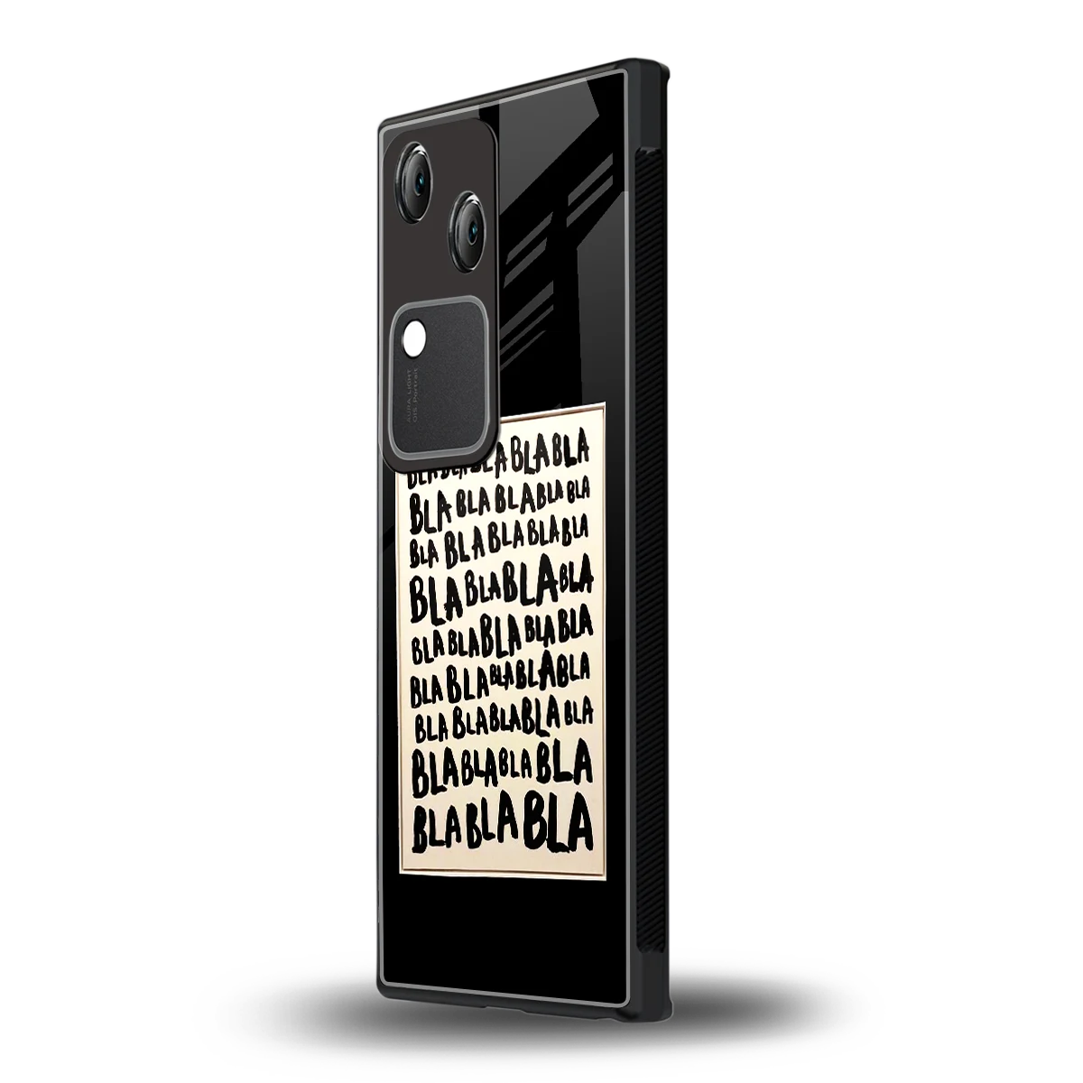 Bla Bla vivo v30 mobile cover | shockproof glass phone case