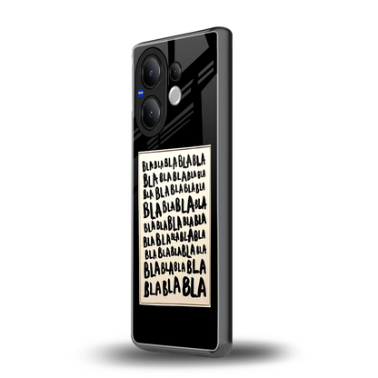 Bla Bla vivo v60 mobile cover | shockproof glass phone case