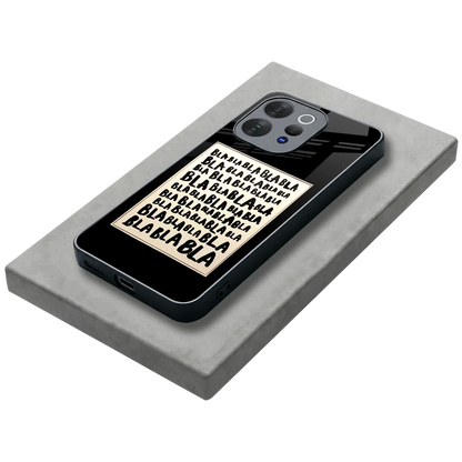 Bla Bla stylish phone case for vivo v70 | glossy glass and slim fit
