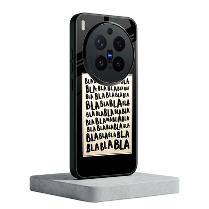 Bla Bla vivo x300 pro mobile cover | shockproof glass phone case