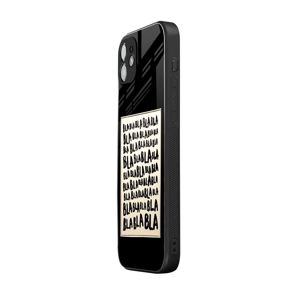 Bla Bla iphone 11 mobile cover | shockproof glass phone case