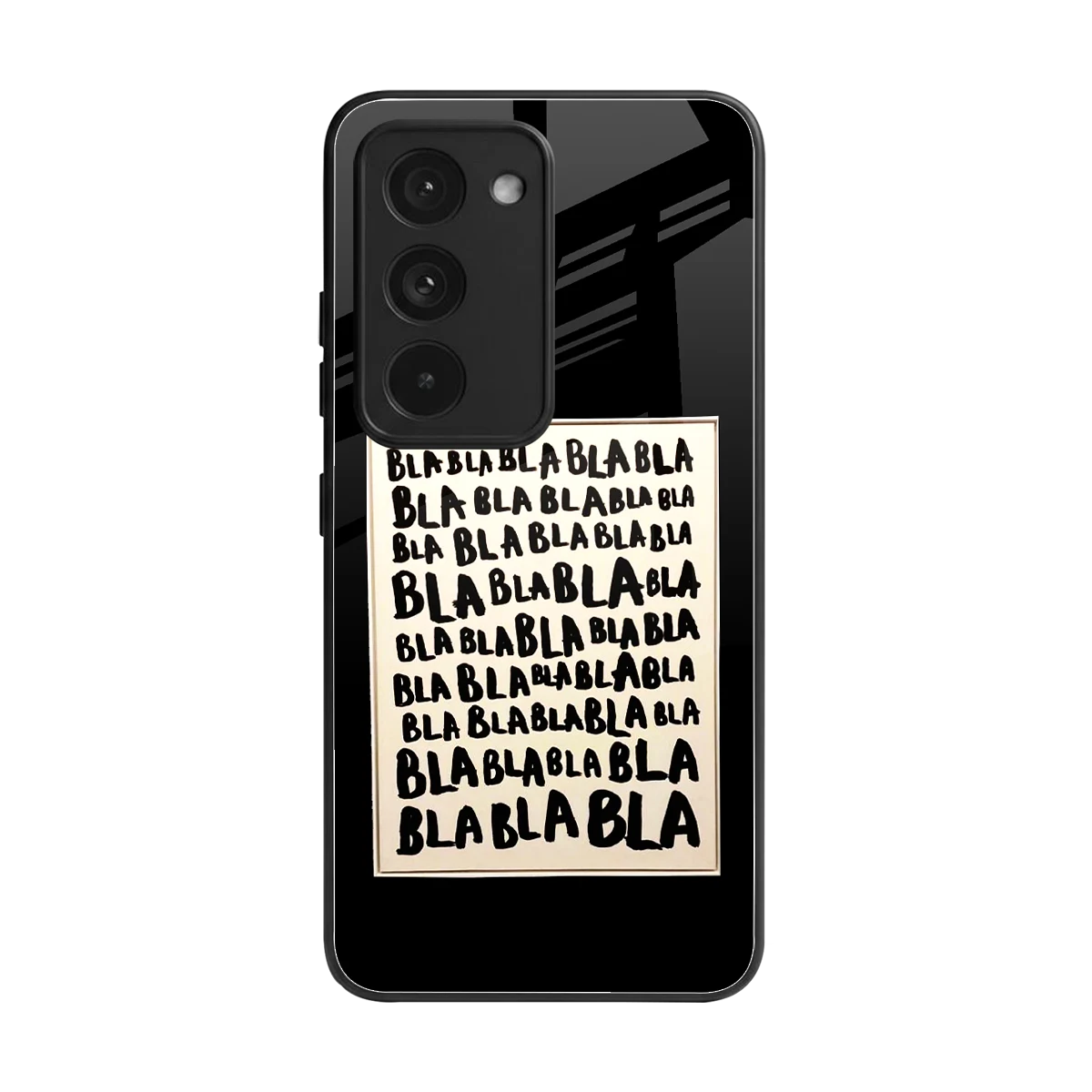 Bla Bla back phone cover | glass case for redmi 15 5g