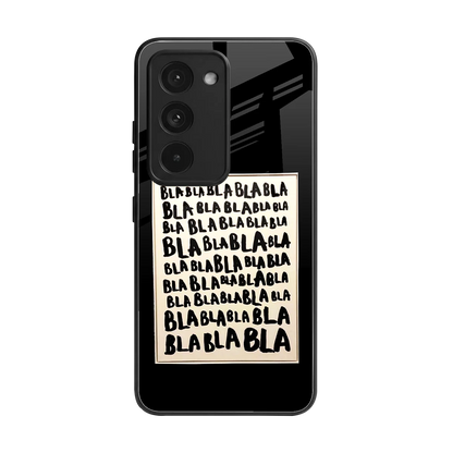 Bla Bla back phone cover | glass case for redmi 15 5g