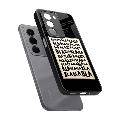 Bla Bla sleek redmi 15 5g cover with tempered glass back and TPU edges