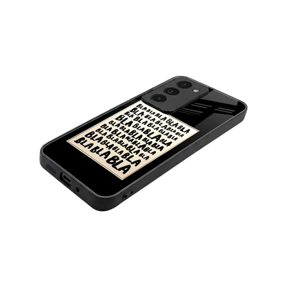 Bla Bla stylish phone case for redmi 15 5g | glossy glass and slim fit