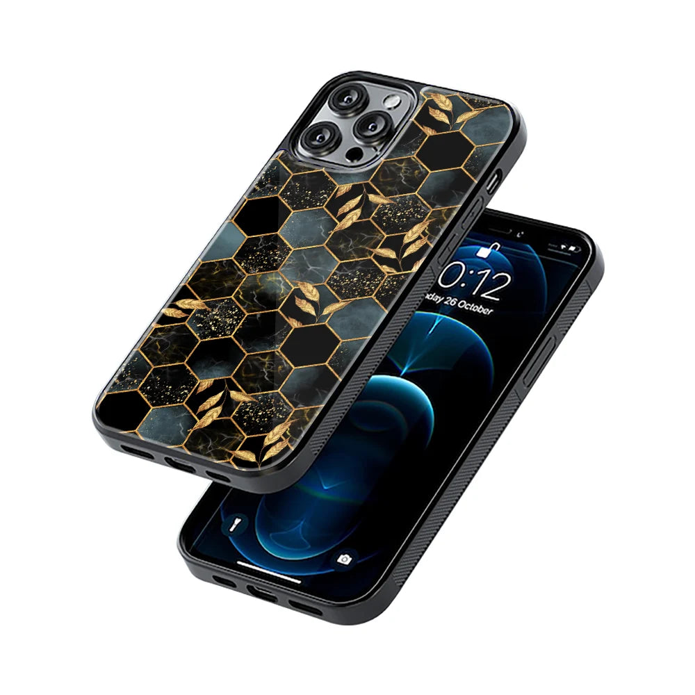 Protective Glass Back Phone Case Compatible with iPhone, Samsung, OnePlus, Pixel & More
