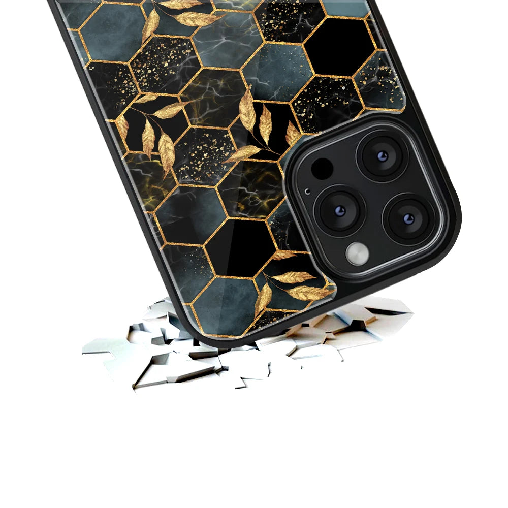 Durable Glass Back Mobile Case for iPhone, Samsung, OnePlus, Google Pixel, Redmi, Vivo, Oppo