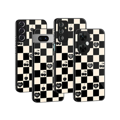 Stylish Glass Back Case for All Smartphones iPhone, Samsung, OnePlus, Pixel, Redmi, Oppo, Vivo, Motorola