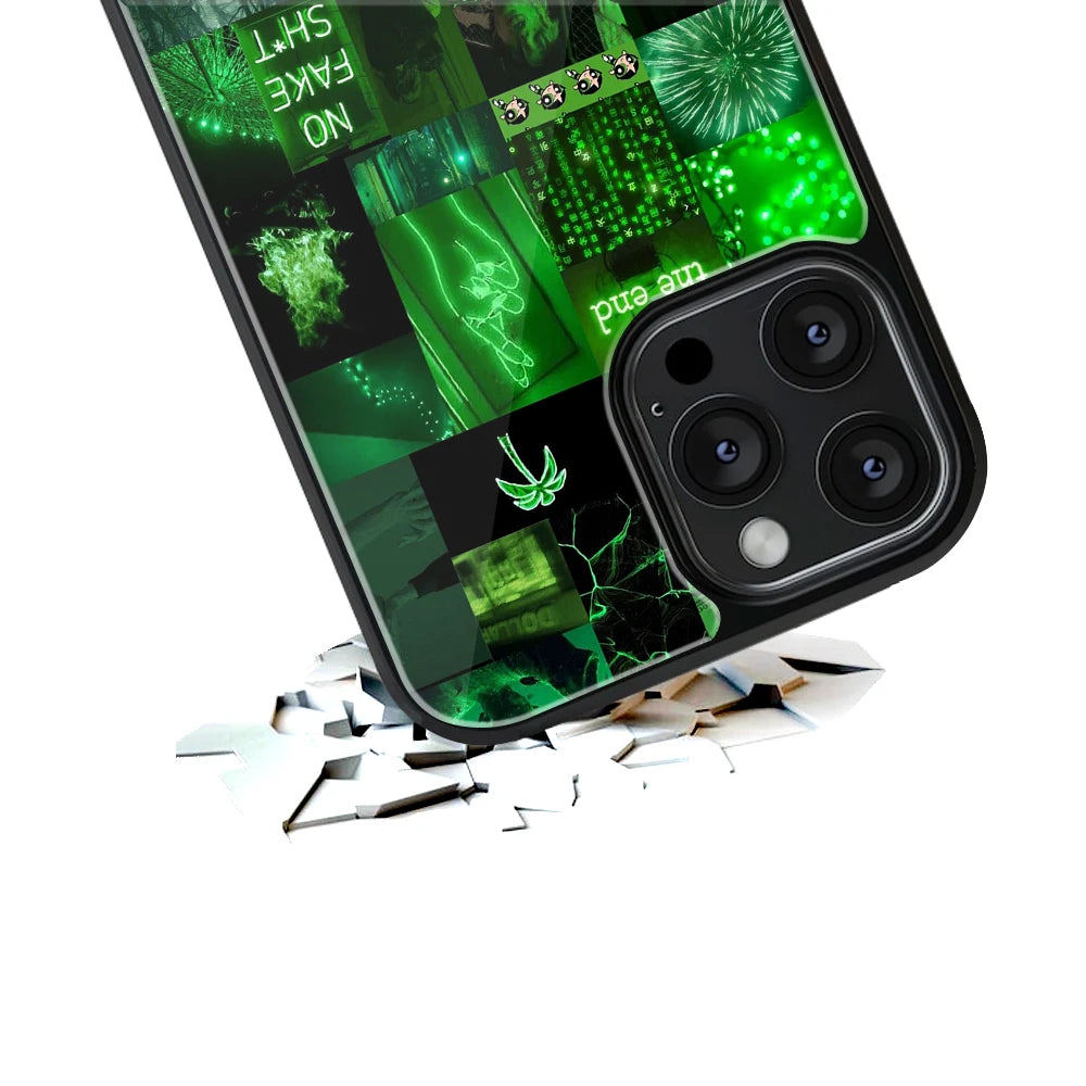 Durable Glass Back Mobile Case for iPhone, Samsung, OnePlus, Google Pixel, Redmi, Vivo, Oppo
