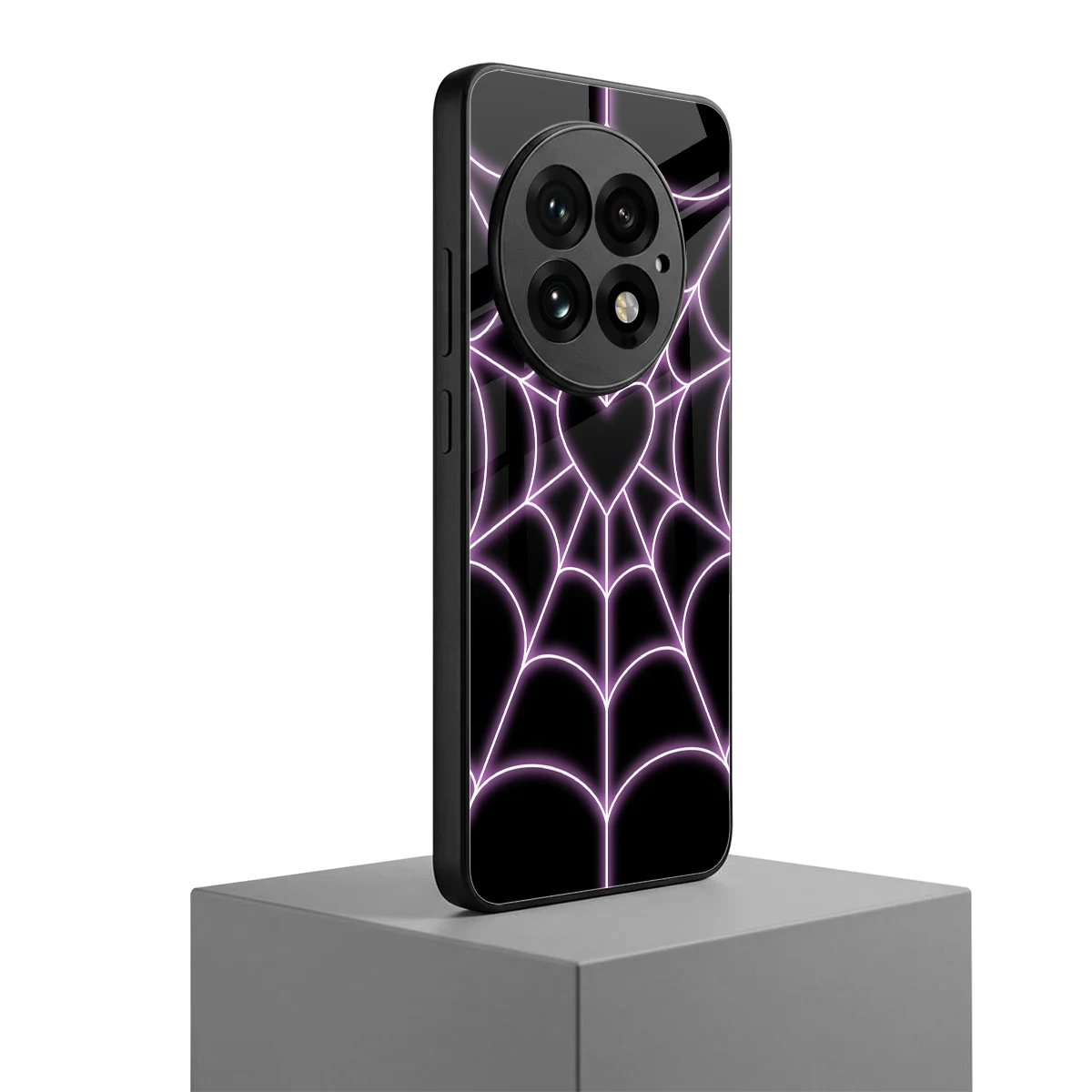 Black Jelly Bean oneplus 13 mobile cover | shockproof glass phone case