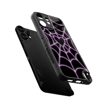 Black Jelly Bean sleek cmf nothing phone 2 pro cover with tempered glass back and TPU edges