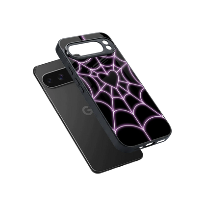 Black Jelly Bean sleek google pixel 10 pro xl cover with tempered glass back and TPU edges