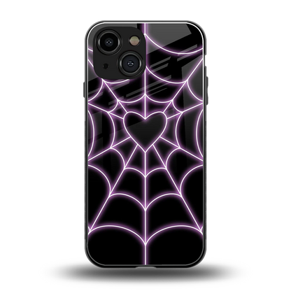 Black Jelly Bean back phone cover | glass case for iphone 13 mini