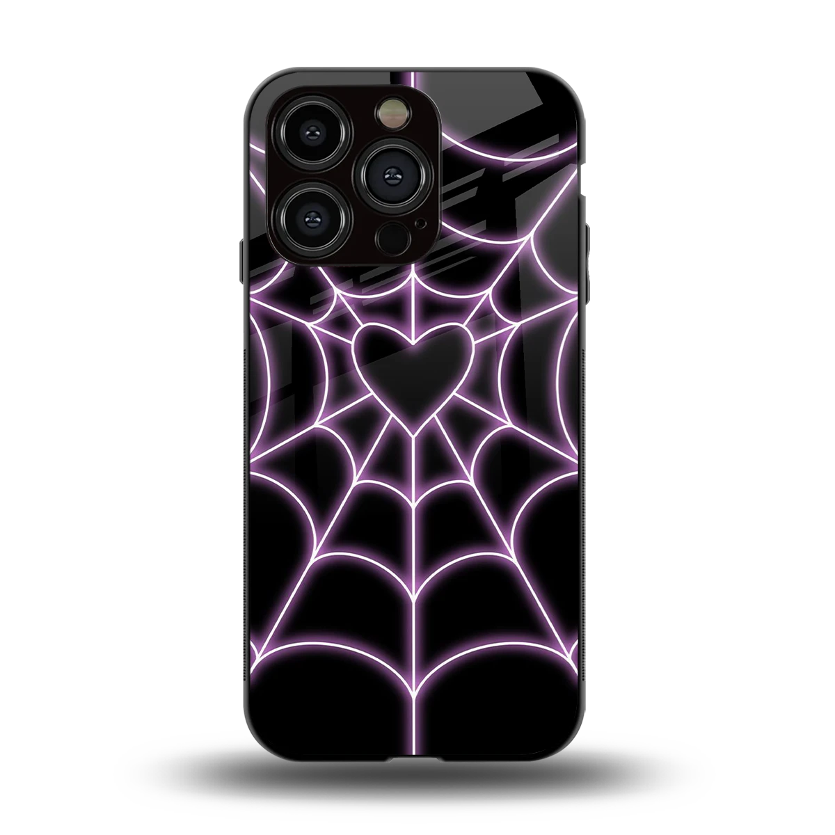 Black Jelly Bean back phone cover | glass case for iphone 13 pro