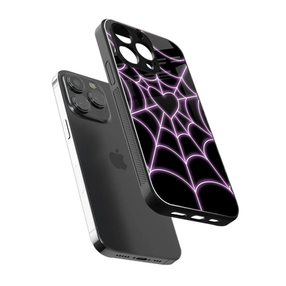 Black Jelly Bean sleek iphone 13 pro cover with tempered glass back and TPU edges