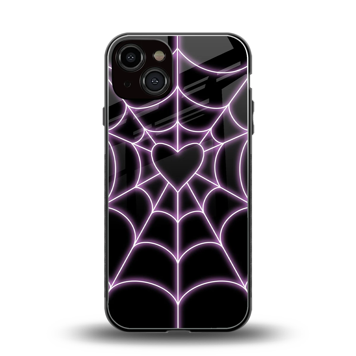 Black Jelly Bean back phone cover | glass case for iphone 13