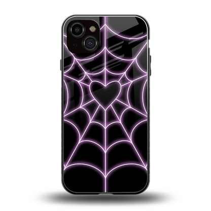 Black Jelly Bean back phone cover | glass case for iphone 15 plus