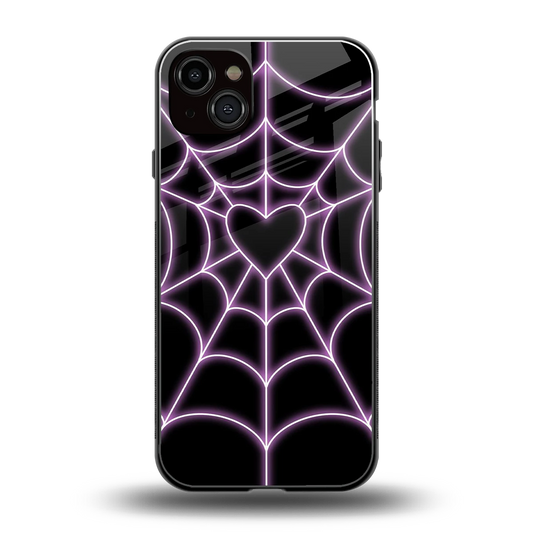 Black Jelly Bean back phone cover | glass case for iphone 15 plus