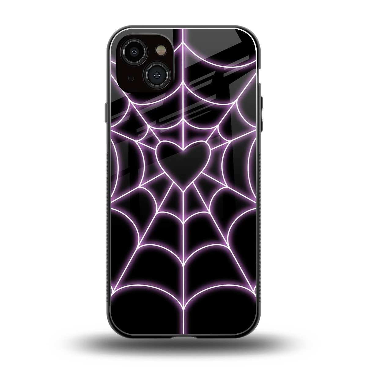 Black Jelly Bean back phone cover | glass case for iphone 14 plus