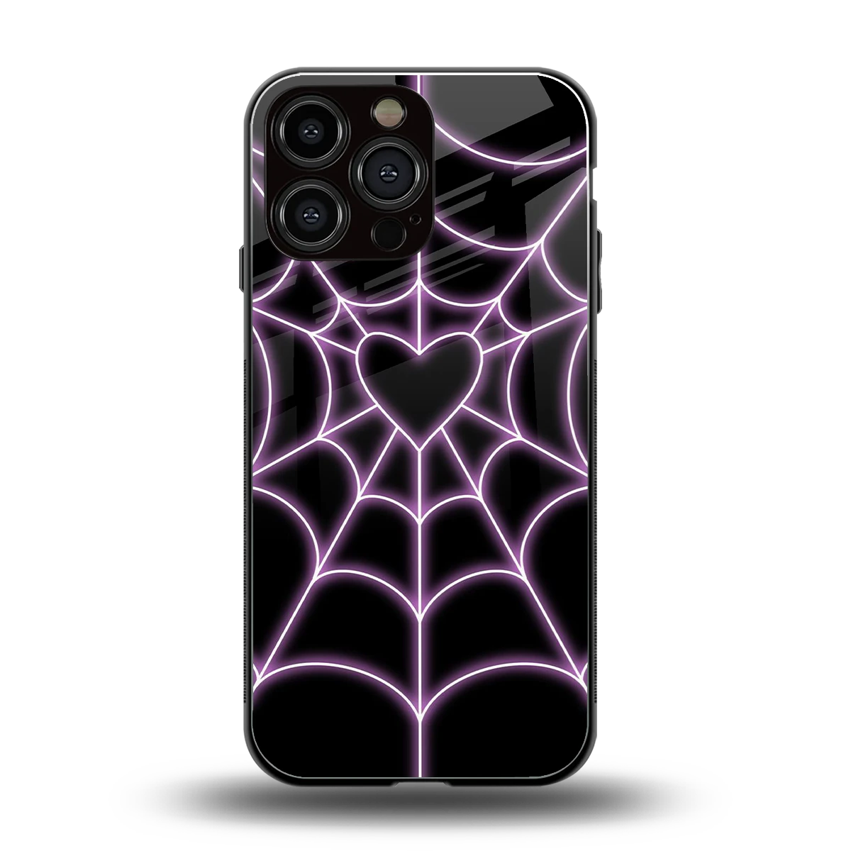 Black Jelly Bean back phone cover | glass case for iphone 15 pro max