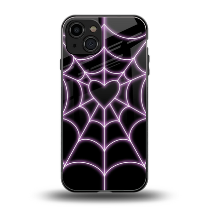 Black Jelly Bean back phone cover | glass case for iphone 15