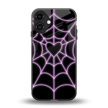 Black Jelly Bean back phone cover | glass case for iphone 16 plus