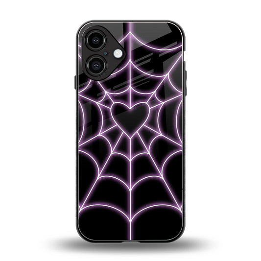 Black Jelly Bean back phone cover | glass case for iphone 16 plus