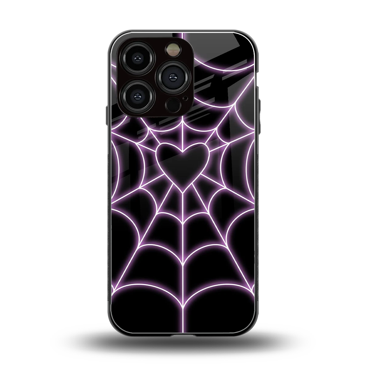 Black Jelly Bean back phone cover | glass case for iphone 16 pro