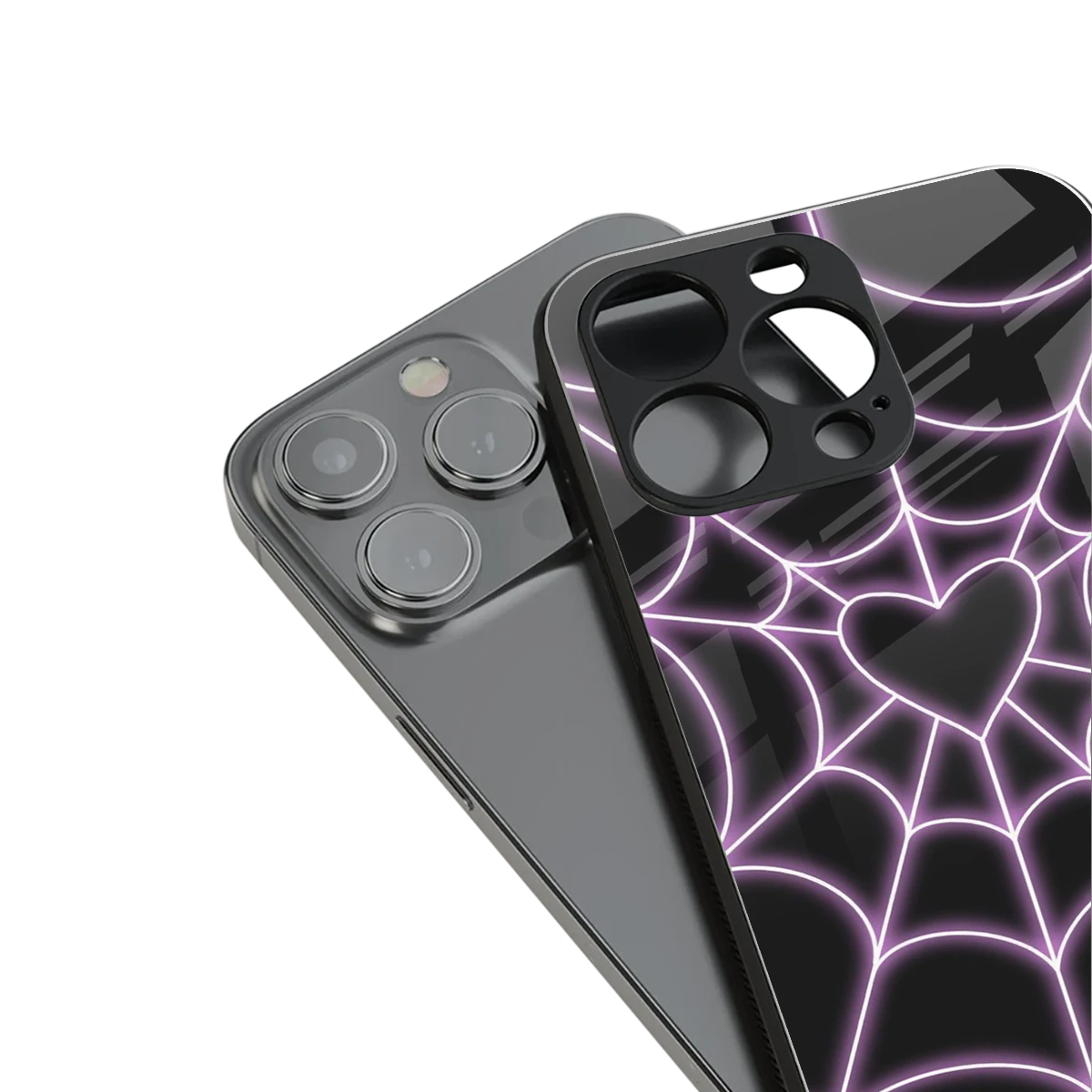 Black Jelly Bean stylish phone case for iphone xr | glossy glass and slim fit