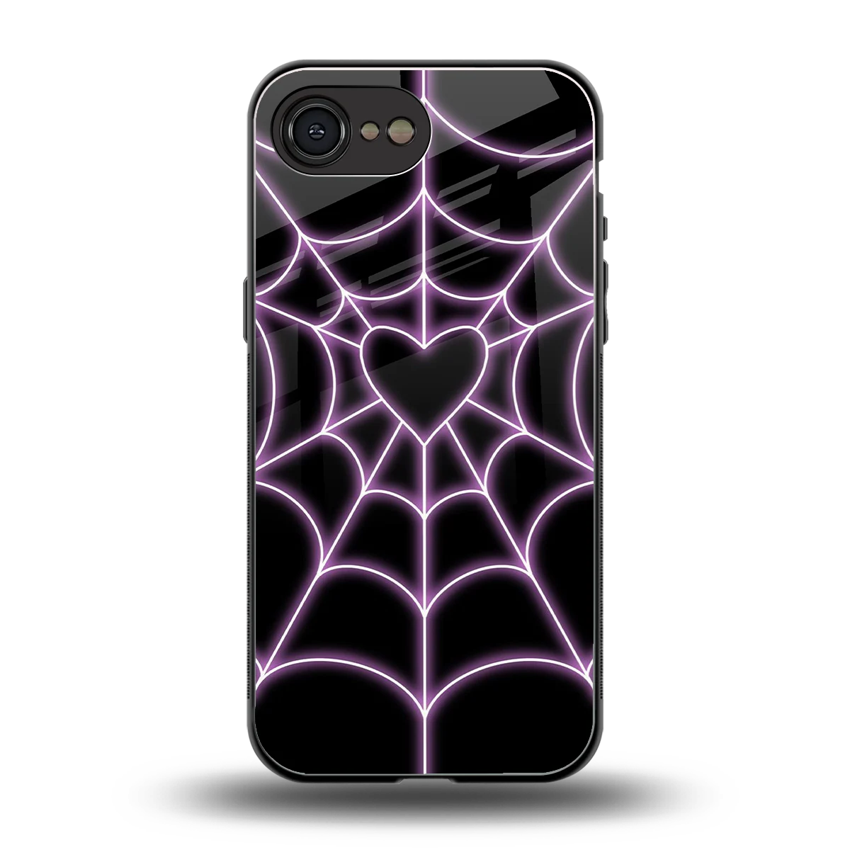Black Jelly Bean back phone cover | glass case for iphone 16e