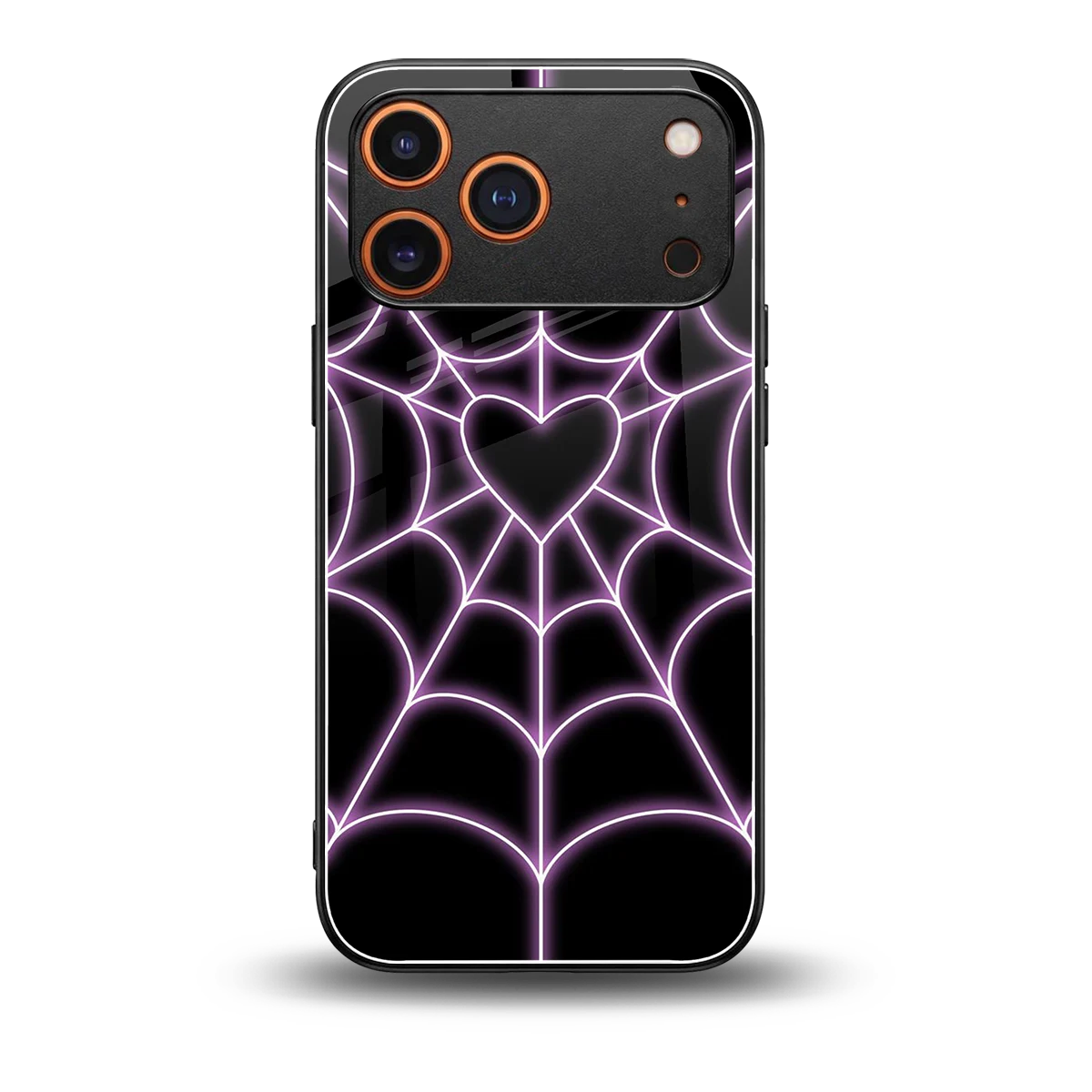 Black Jelly Bean back phone cover | glass case for iphone 17 pro