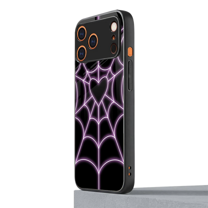 Black Jelly Bean iphone 17 pro mobile cover | shockproof glass phone case