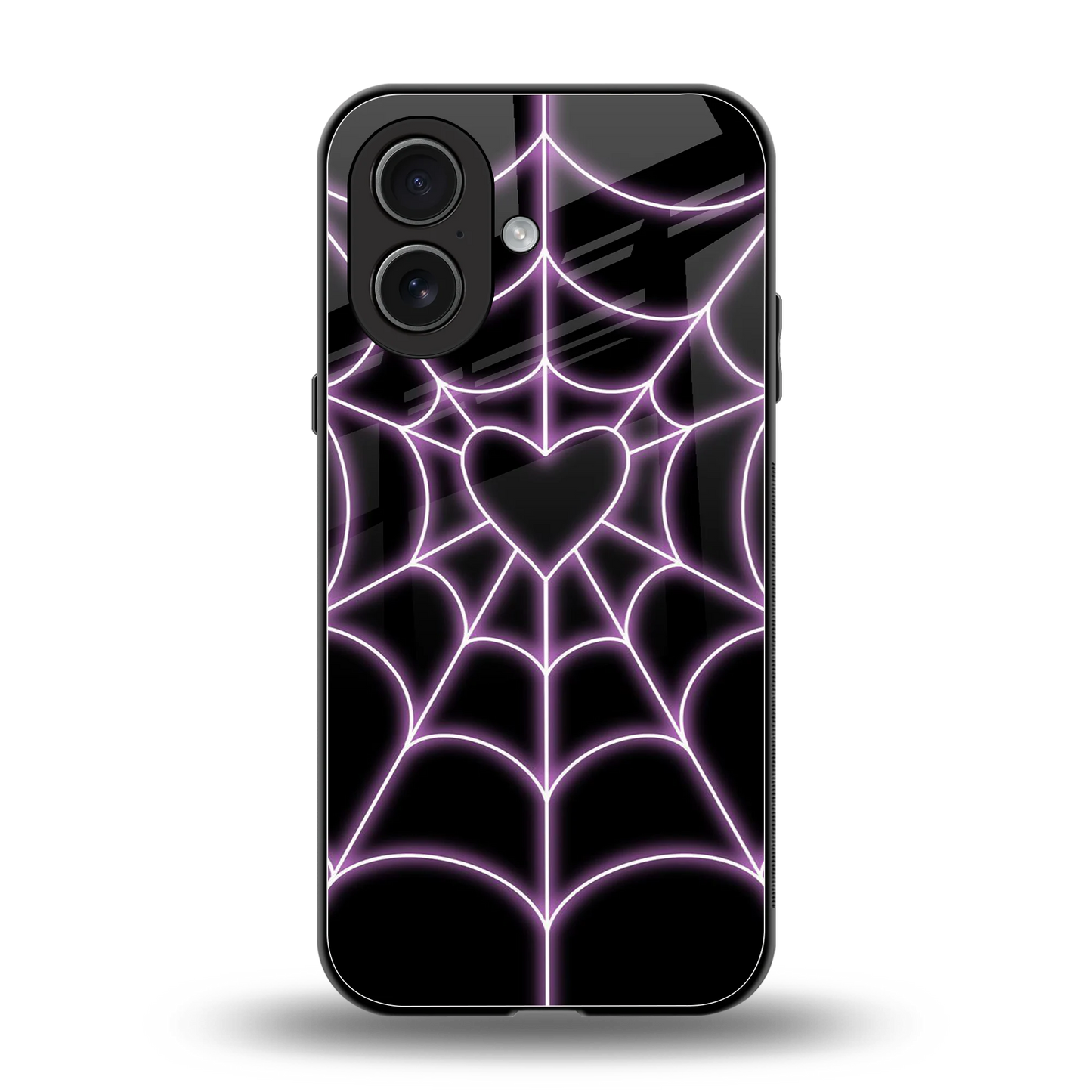 Black Jelly Bean back phone cover | glass case for iphone 17