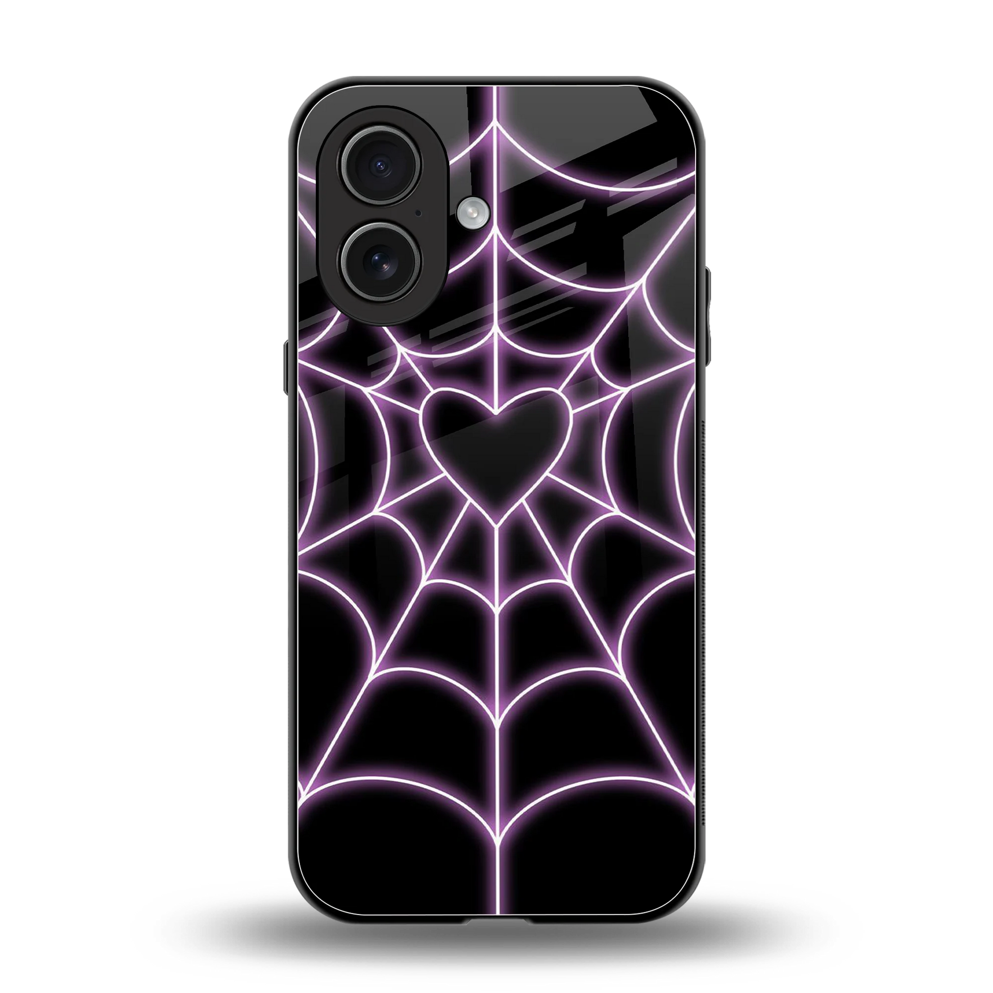 Black Jelly Bean back phone cover | glass case for iphone 17