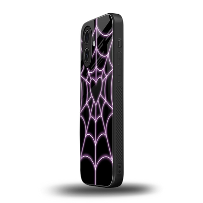 Black Jelly Bean iphone 17 mobile cover | shockproof glass phone case