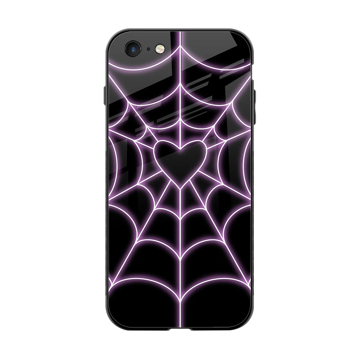 Black Jelly Bean back phone cover | glass case for iphone 6s