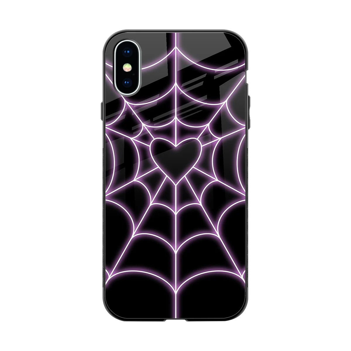 Black Jelly Bean back phone cover | glass case for iphone xs
