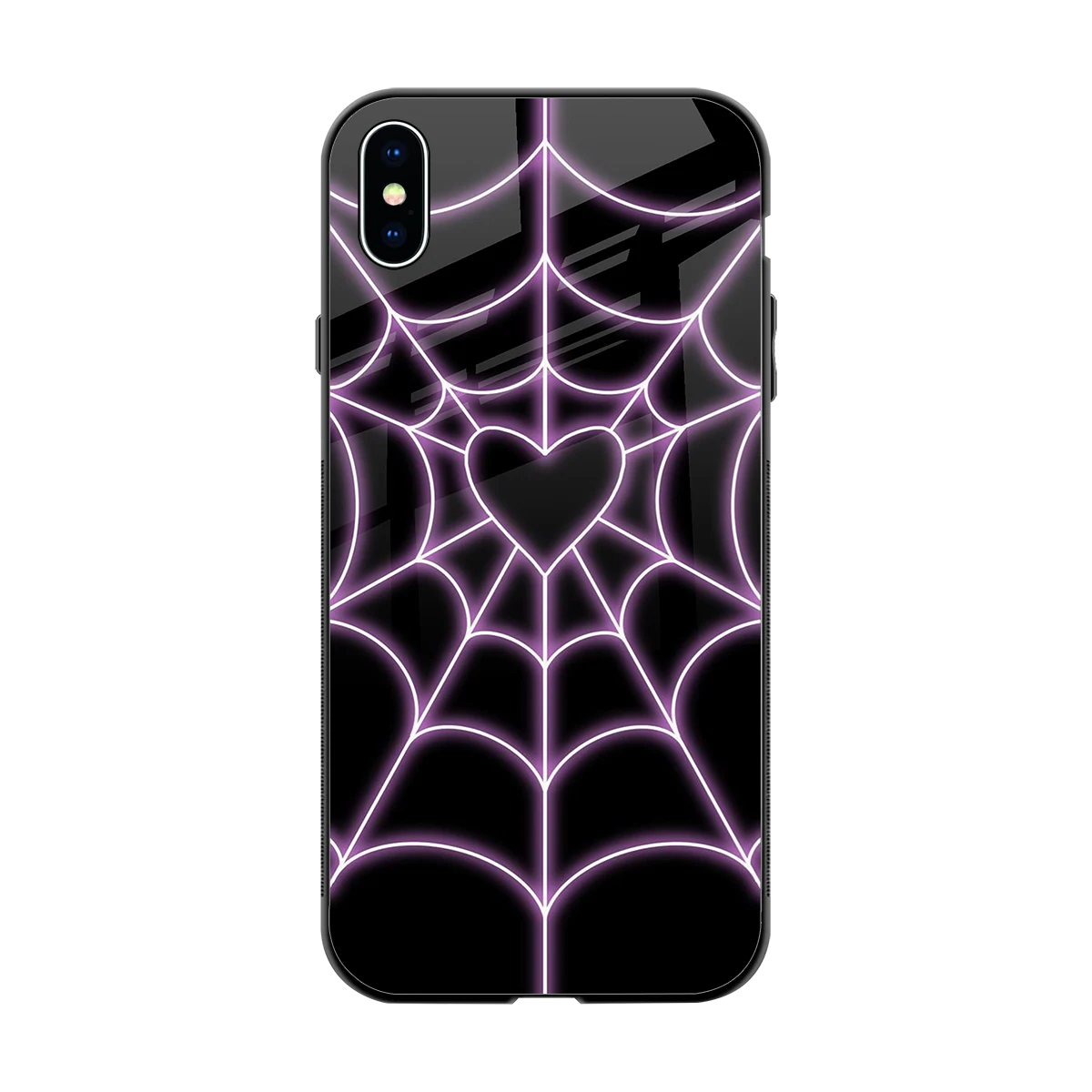 Black Jelly Bean back phone cover | glass case for iphone xs max