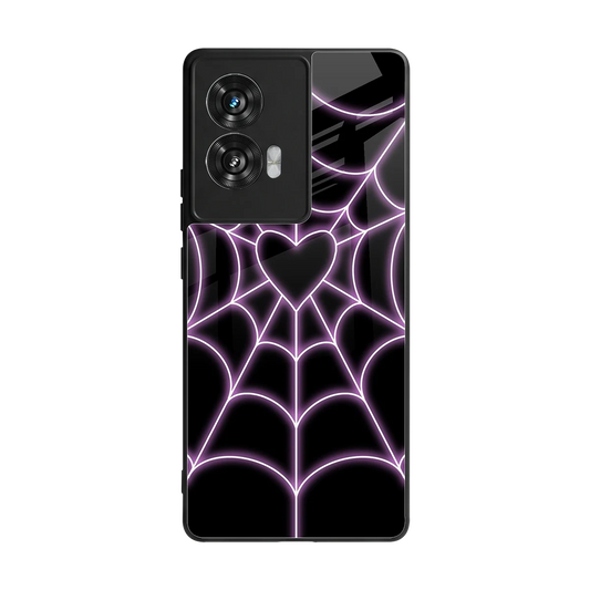 Black Jelly Bean back phone cover | glass case for motorola edge 50 fusion
