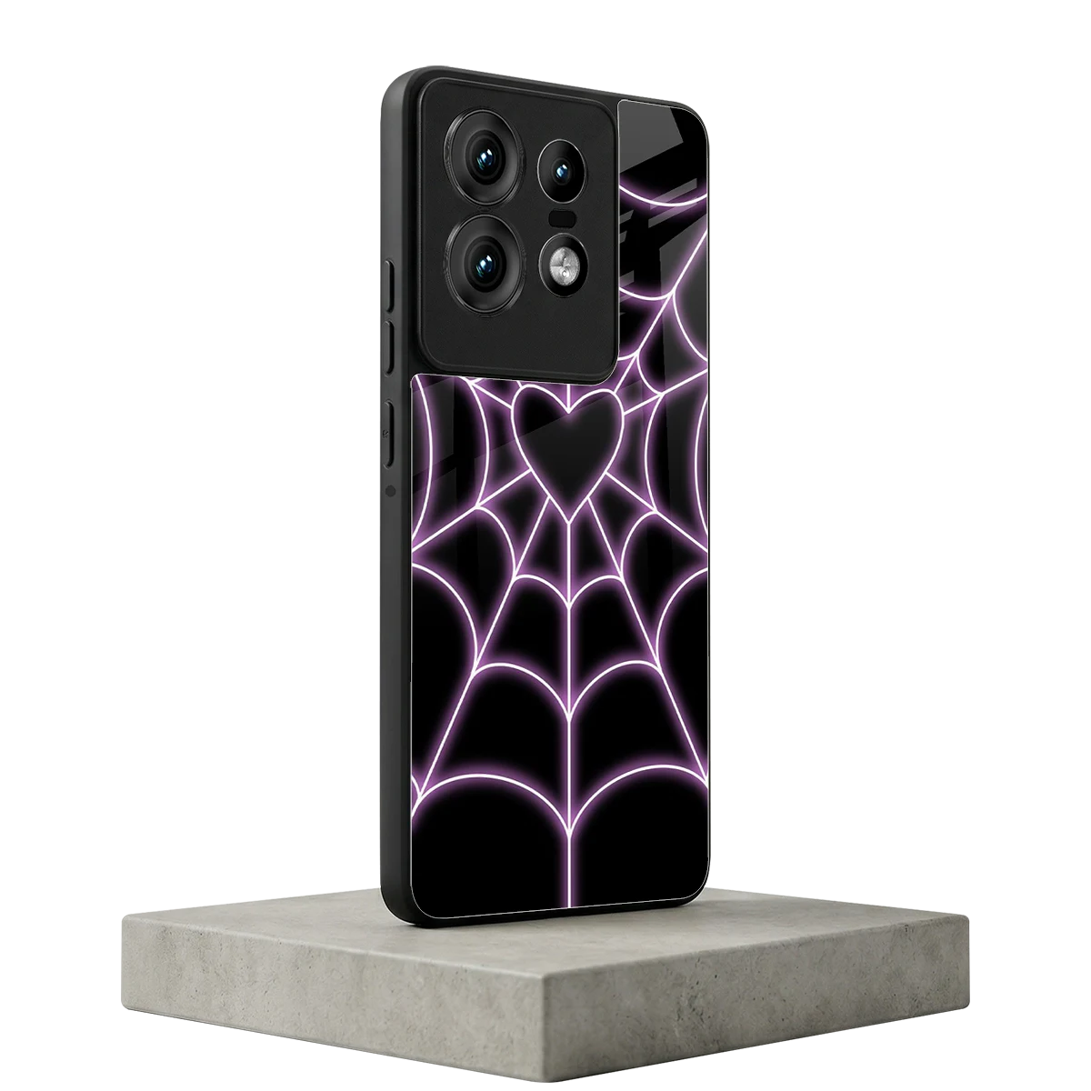 Black Jelly Bean motorola edge 50 pro mobile cover | shockproof glass phone case