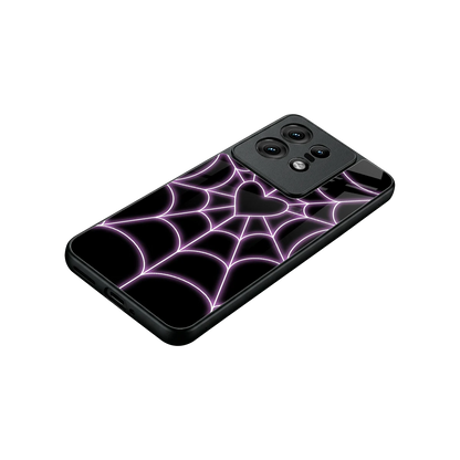 Black Jelly Bean stylish phone case for motorola edge 50 pro | glossy glass and slim fit