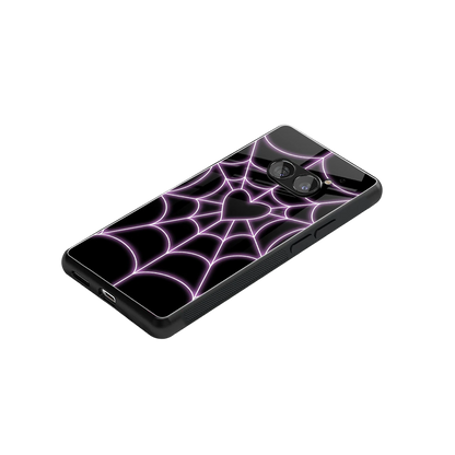 Black Jelly Bean stylish phone case for nothing phone 2a | glossy glass and slim fit