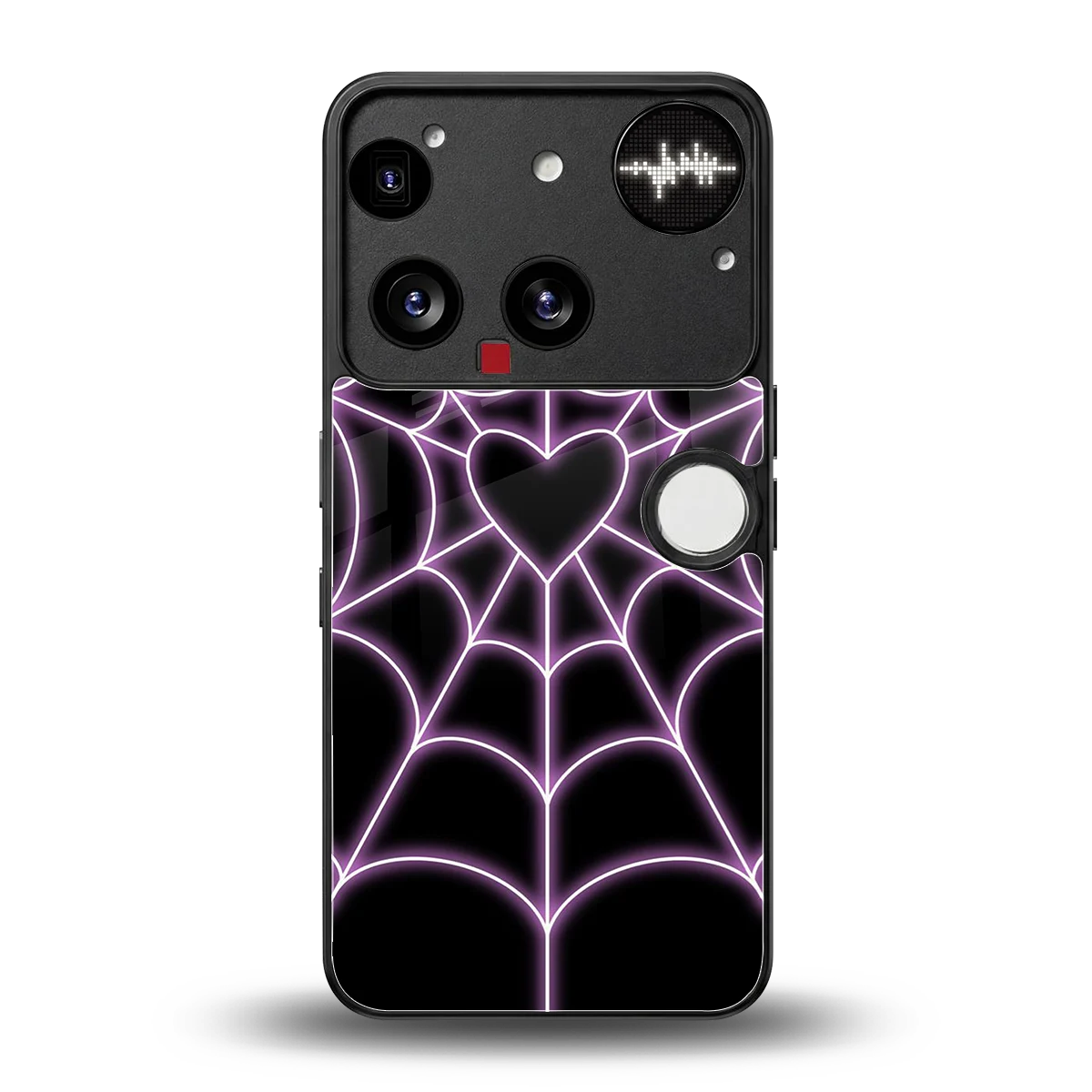 Black Jelly Bean back phone cover | glass case for nothing phone 3